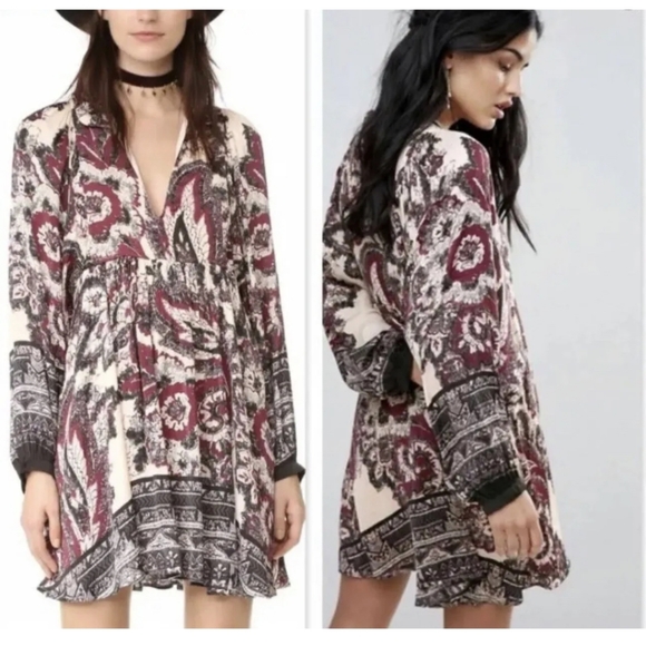 Free People Say You Love Me Mini Dress XS TP - Picture 2 of 13